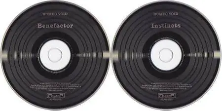 Romeo Void - Benefactor (1982) + Instincts (1984) 2CD Set, Remastered 2007