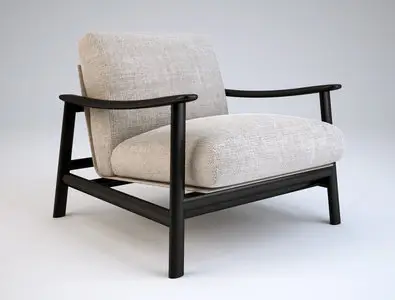 Zanotta, Sushi armchair 3D model