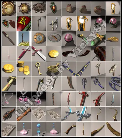 3D models Fantasy Objects