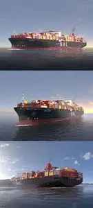 MOL Container Ship Quest 3D model