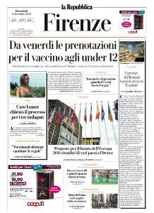 la Repubblica Firenze - 8 Dicembre 2021