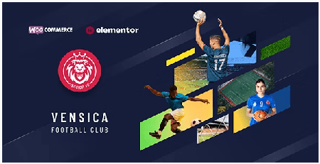 Themeforest - Vensica v1.0 - Football Club Manager Elementor Theme 44324910