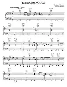 True Companion - Donald Fagen, Steely Dan (Piano-Vocal-Guitar)