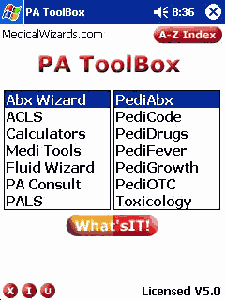 Medic Software for PDA