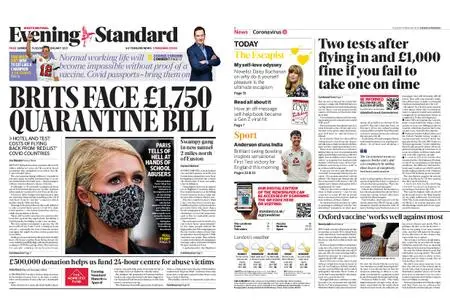 London Evening Standard – February 09, 2021