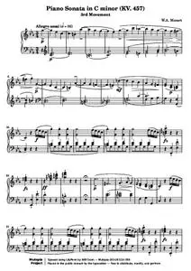 MozartWA - Piano Sonata in C Minor - KV. 457 (3rd Movement)