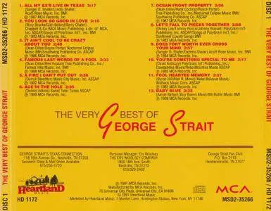 George Strait - The Very Best Of George Strait (1991)