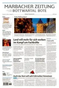 Marbacher Zeitung - 24. Dezember 2018