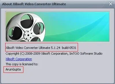 Xilisoft Video Converter 3.1.53.0704b