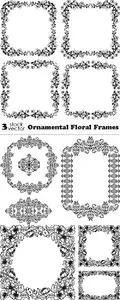 Vectors - Ornamental Floral Frames