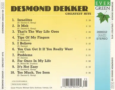 Desmond Dekker - Greatest Hits (198_)