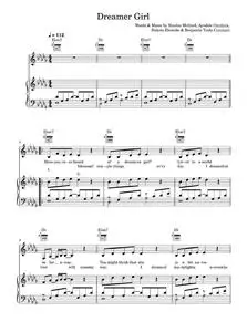 Dreamer girl - Asa (France) (Piano-Vocal-Guitar (Piano Accompaniment))