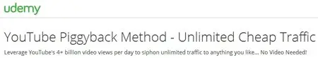 YouTube Piggyback Method - Unlimited Cheap Traffic