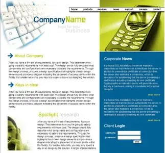 Full Site Template (html + psd) 