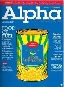 Institutional Investor Alpha Magazine, February 2008