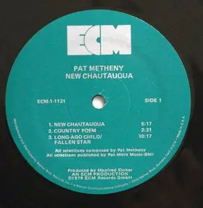 Pat Metheny - New Chautauqua (1979) 24-Bit/96-kHz Vinyl Rip