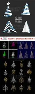 Vectors - Creative Christmas Trees Set 6