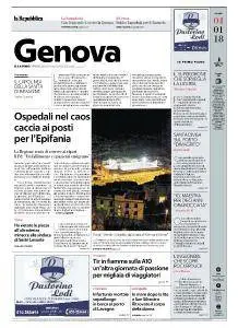 la Repubblica Genova - 4 Gennaio 2018