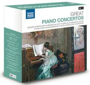 VA - Naxos 25th Anniversary: Great Piano Concertos (2012) (10 CD Box Set)