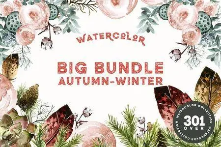 CreativeMarket - Autumn Winter Big Bundle