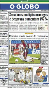 Jornal O Globo - 12 de março de 2012 - Segunda