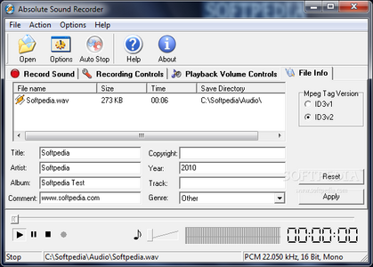 Absolute Sound Recorder 3.8.1