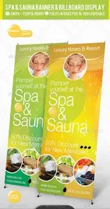 GraphicRiver Spa & Sauna Multipurpose Banner & Billboard PSD