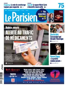 Le Parisien du Vendredi 12 Septembre 2025