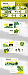 Flourish Garden - Gardening Powerpoint ATD6CMM