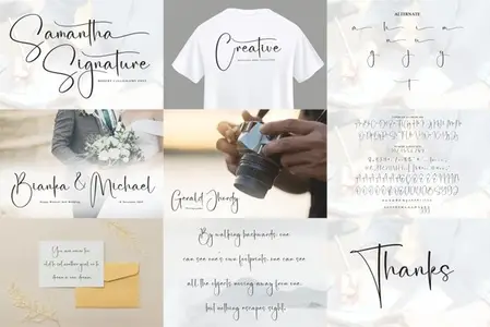 Samantha Signature - Modern Calligraphy Font