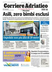 Corriere Adriatico Pesaro - 17 Novembre 2024