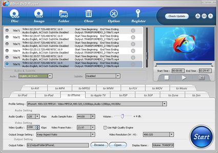 BDlot DVD Ripper 2.3 Build 20111012