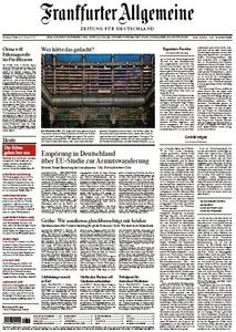 Frankfurter Allgemeine Zeitung vom 08 Oktober 2013