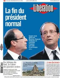Libération du Lundi 3 Septembre 2012