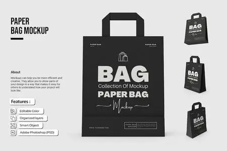 Paper Bag Mockup Z47LSKN
