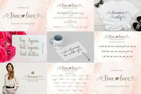 True Love Font - Lovely Handwritten Script Font