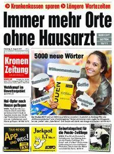Kronen Zeitung Abendausgabe - 08. August 2017