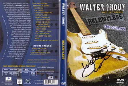 Walter Trout - Relentless The Concert (2003) DVD