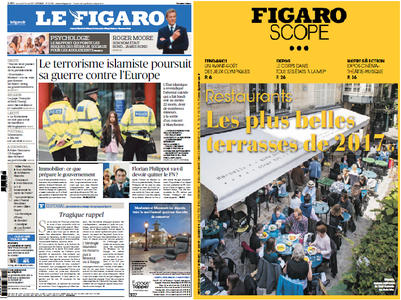 Le Figaro + FigaroScope du Mercredi 24 Mai 2017