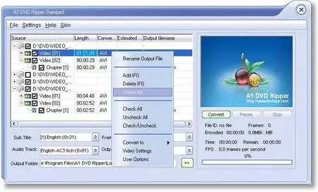 A1 DVD Ripper Professional v1.1.17