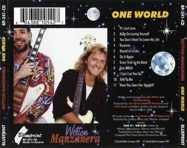 Wetton, Manzanera - One World (1987)