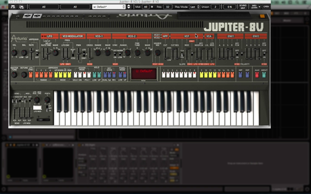 Arturia Jupiter 8V with King Unique (2019)