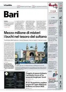 la Repubblica Bari - 29 Marzo 2018