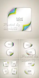 Creative Labels Vector