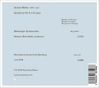 Herbert Blomstedt, Bamberger Symphoniker - Mahler IX (2019)