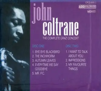 John Coltrane - The Complete Graz Concert (1962) {2CD Set, Charly Records CPCD 8262-2 rel 1996}