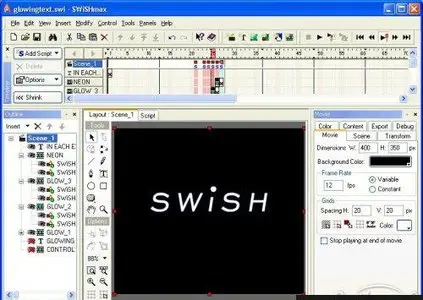 Portable SWiSHMax v2.0 build 2008.08.12