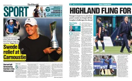 The Herald Sport (Scotland) – August 23, 2021