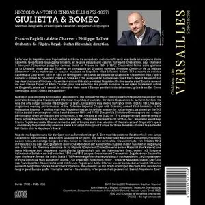 Stefan Plewniak, Orchestre de l'Opéra Royal - Nicola Antonio Zingarelli: Giulietta e Romeo (2021)