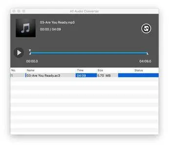 All Audio Converter 2.2.0 Mac OS X